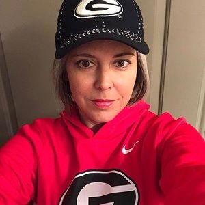 UGA Nike pullover hoodie-red